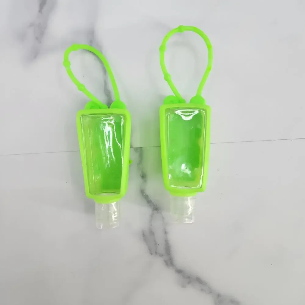 2 EMPTY Kids Refillable Containers Watermelon Doll Character Holder with Strap